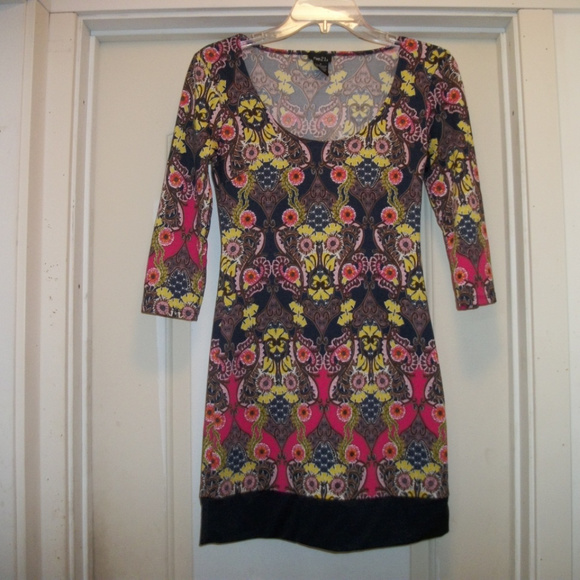 FESTIVAL BOHO RUE 21 SLIM KNIT DRESS SM - Picture 2 of 6